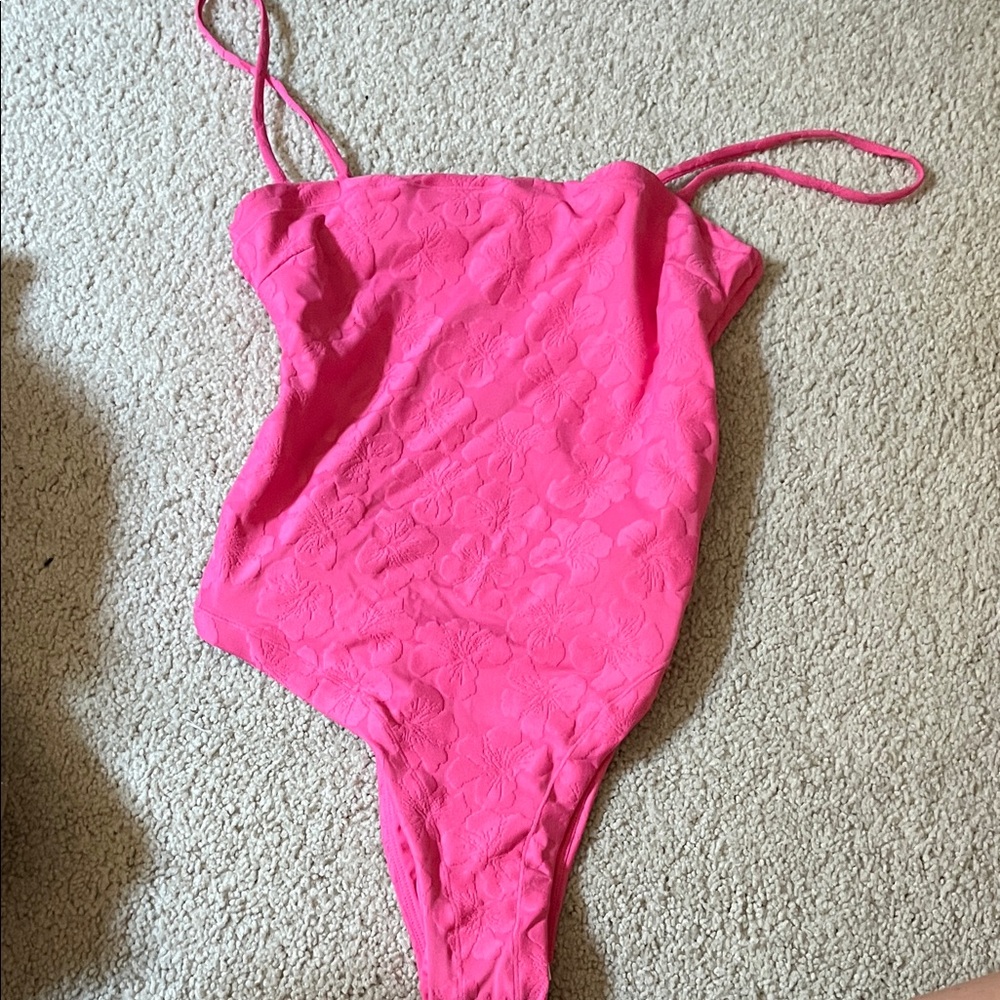 L*Space Pink One Piece Bodysuit
